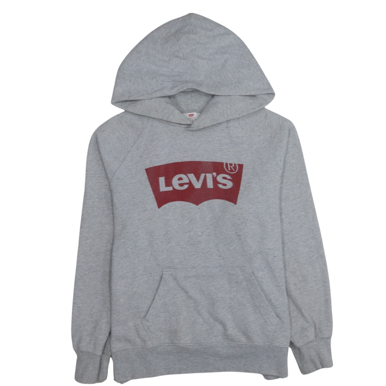 Levi's Men's Grey Pullover Hoodie M Classic Logo Sweatshirt