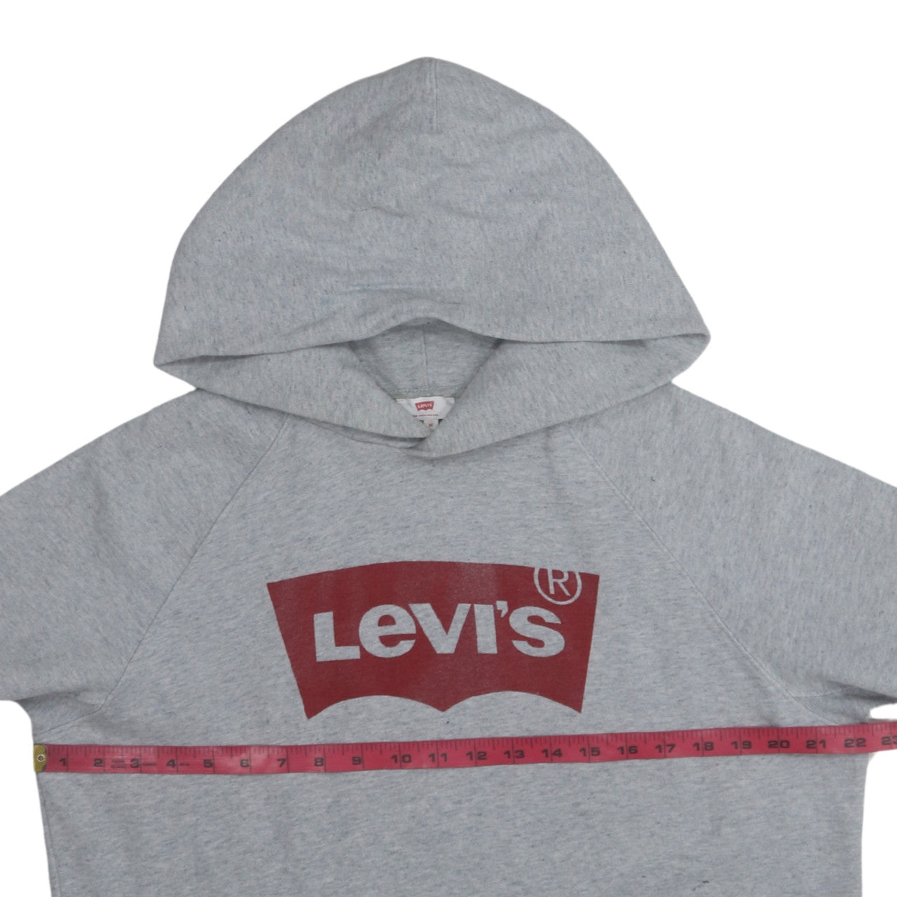 Levi's Men's Grey Pullover Hoodie M Classic Logo Sweatshirt
