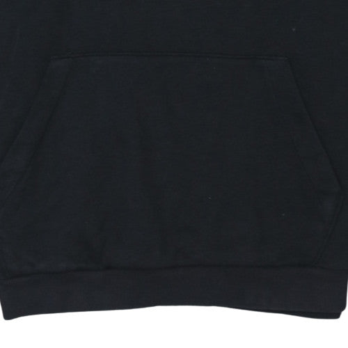 Adidas Men's Black Small Pullover Hoodie with Logo Graphic