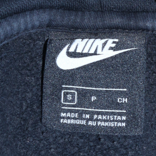 Nike Women’s Black Pullover Hoodie Small Cotton Blend Logo Sweatshirt