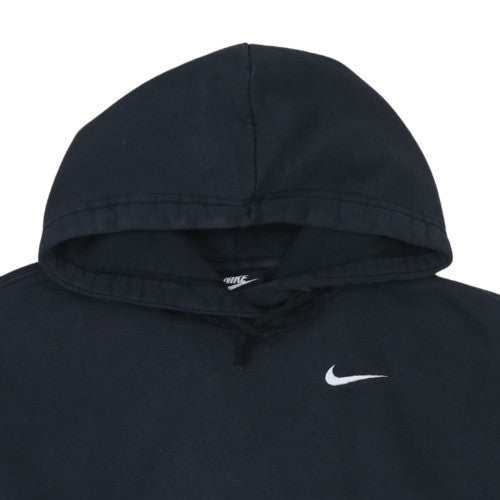 Nike Women’s Black Pullover Hoodie Small Cotton Blend Logo Sweatshirt