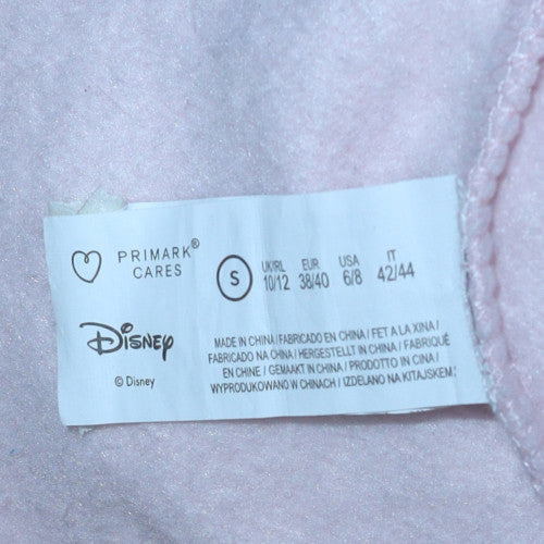 Primark Disney Women's Pink Pullover Hoodie Small Minnie Mouse Print