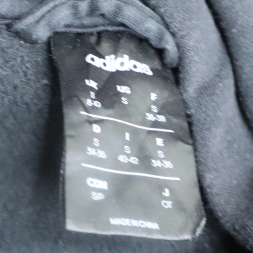 Adidas Women’s Black Full Zip Hoodie S - Classic Hooded Sweatshirt
