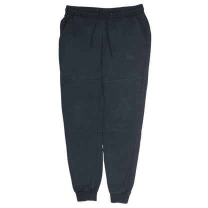 Diesel Men's Black Jogger Sweatpants S Regular Fit Cotton Blend