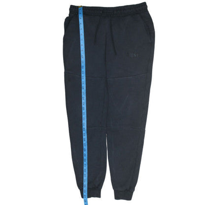 Diesel Men's Black Jogger Sweatpants S Regular Fit Cotton Blend