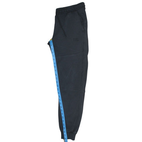 Diesel Men's Black Jogger Sweatpants S Regular Fit Cotton Blend
