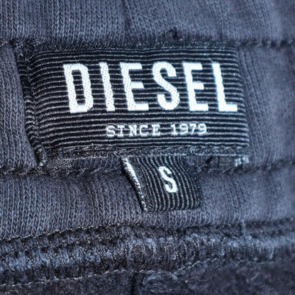 Diesel Men's Black Jogger Sweatpants S Regular Fit Cotton Blend
