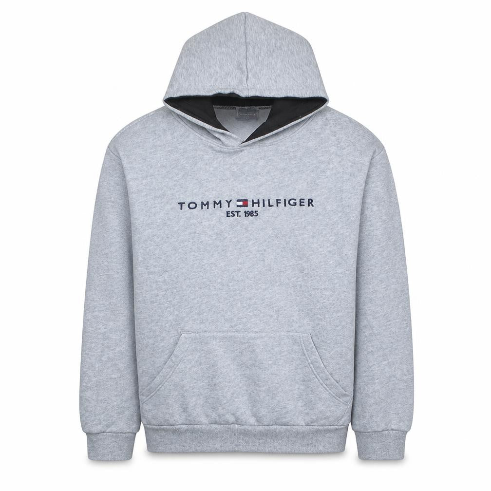 Tommy Hilfiger Men’s Grey XL Pullover Hoodie Sweatshirt
