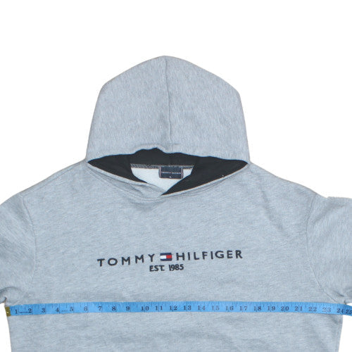 Tommy Hilfiger Men’s Grey XL Pullover Hoodie Sweatshirt