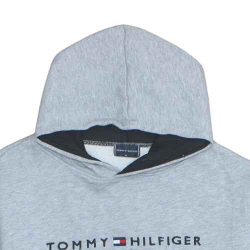 Tommy Hilfiger Men’s Grey XL Pullover Hoodie Sweatshirt