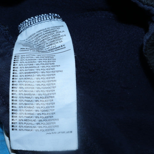 Nike Men's Blue Jogger Sweatpants M Regular Fit Fleece Trousers