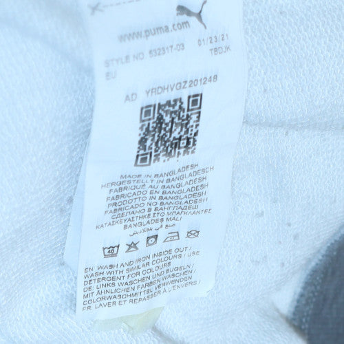 Puma Women’s Grey Colourblock Pullover Hoodie Size Small