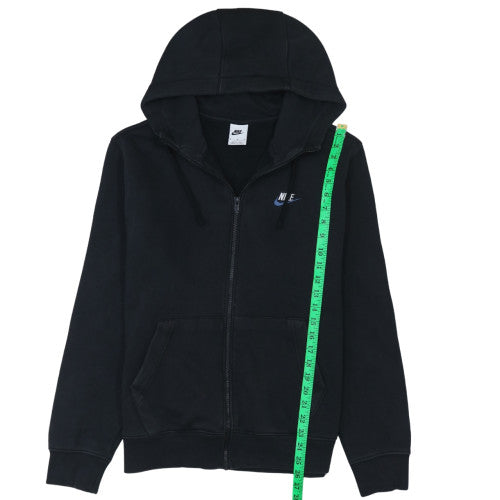 Nike Men’s Black Full Zip Hoodie M Regular Fit Fleece Sweatshirt