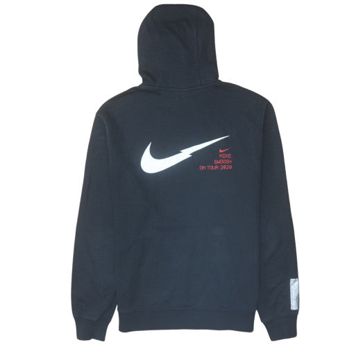 Nike Men’s Black Pullover Hoodie M Logo Fleece Sportswear