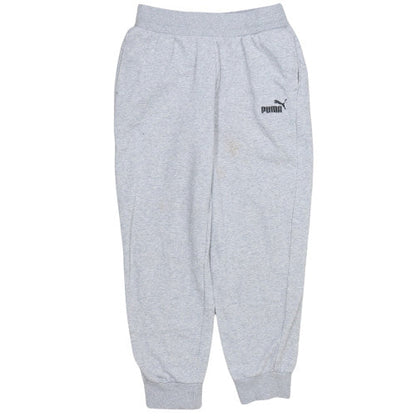 Additional front view of Puma women’s grey sweatpants jogger trousers, size M