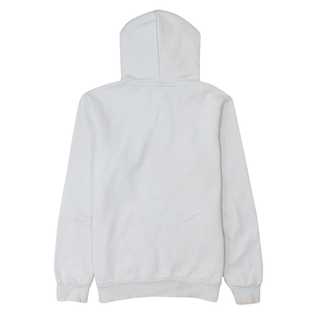 Puma Womens White XS Pullover Hoodie Classic Logo Fleece Sweatshirt