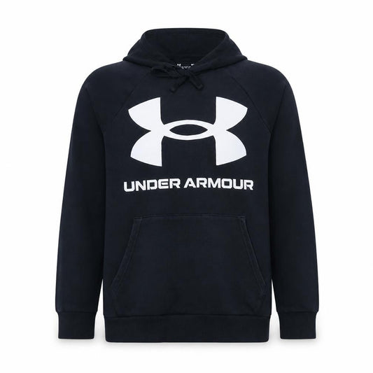 Under Armour Men's Black Small Pullover Hoodie with Logo ColdGear