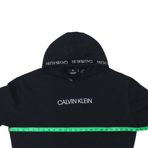 Calvin Klein Women’s Black Pullover Hoodie Small Cotton Blend