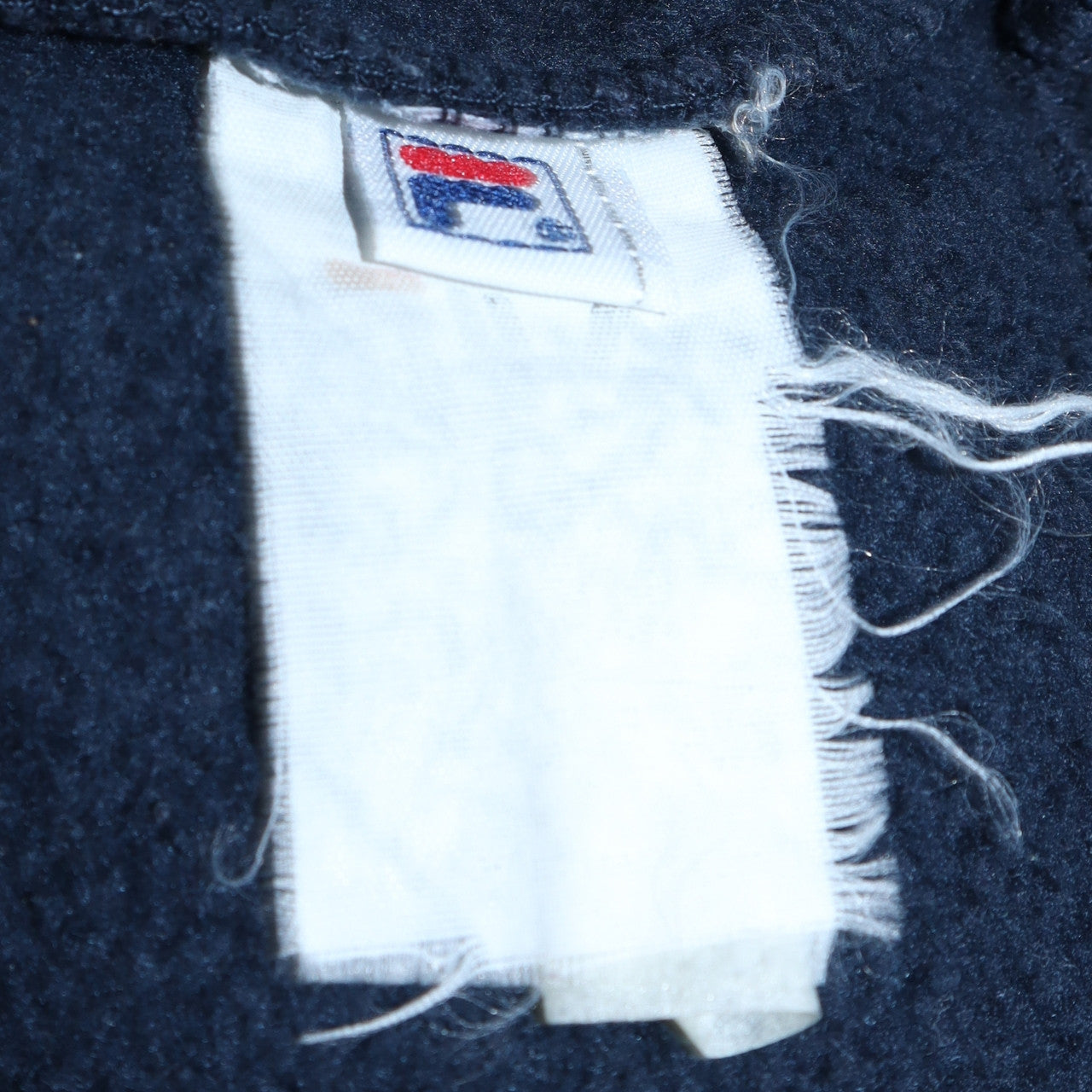 FILA Womens Navy Blue Sweatshirt L Logo Embroidered Pullover Classic Fit