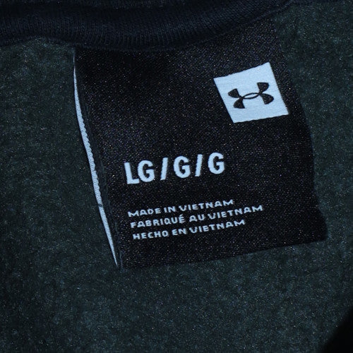 Under Armour Men’s Green Crew Neck Pullover Sweatshirt L Regular