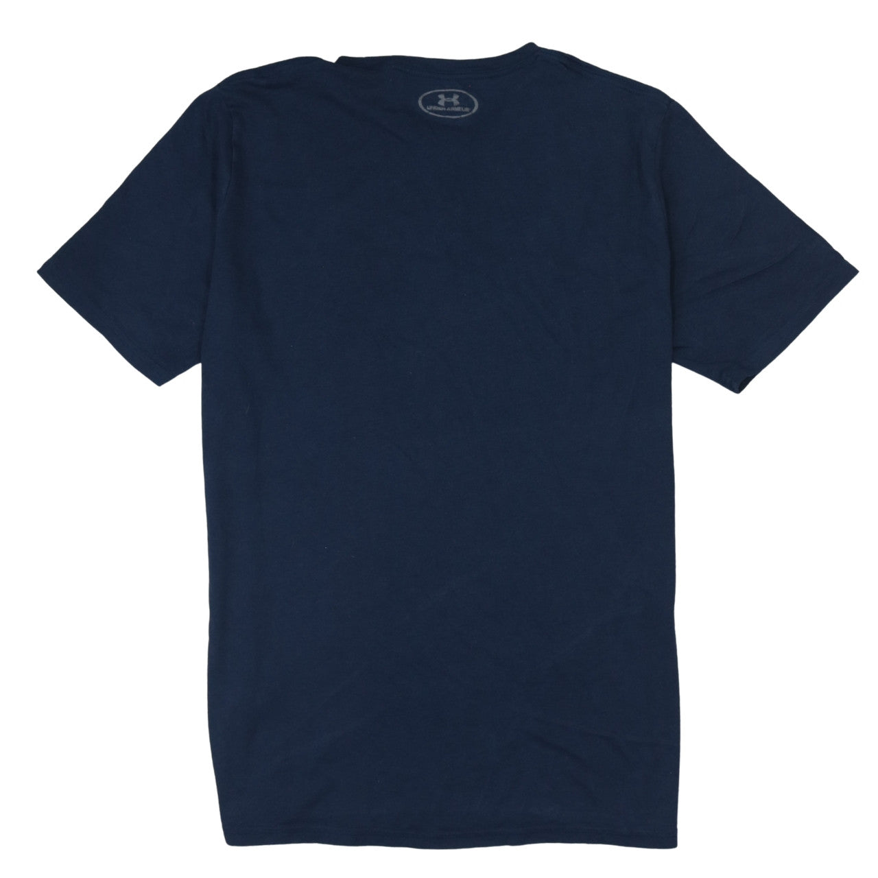 Under Armour Men's Navy Blue Camouflage Logo Cotton T-Shirt Size L