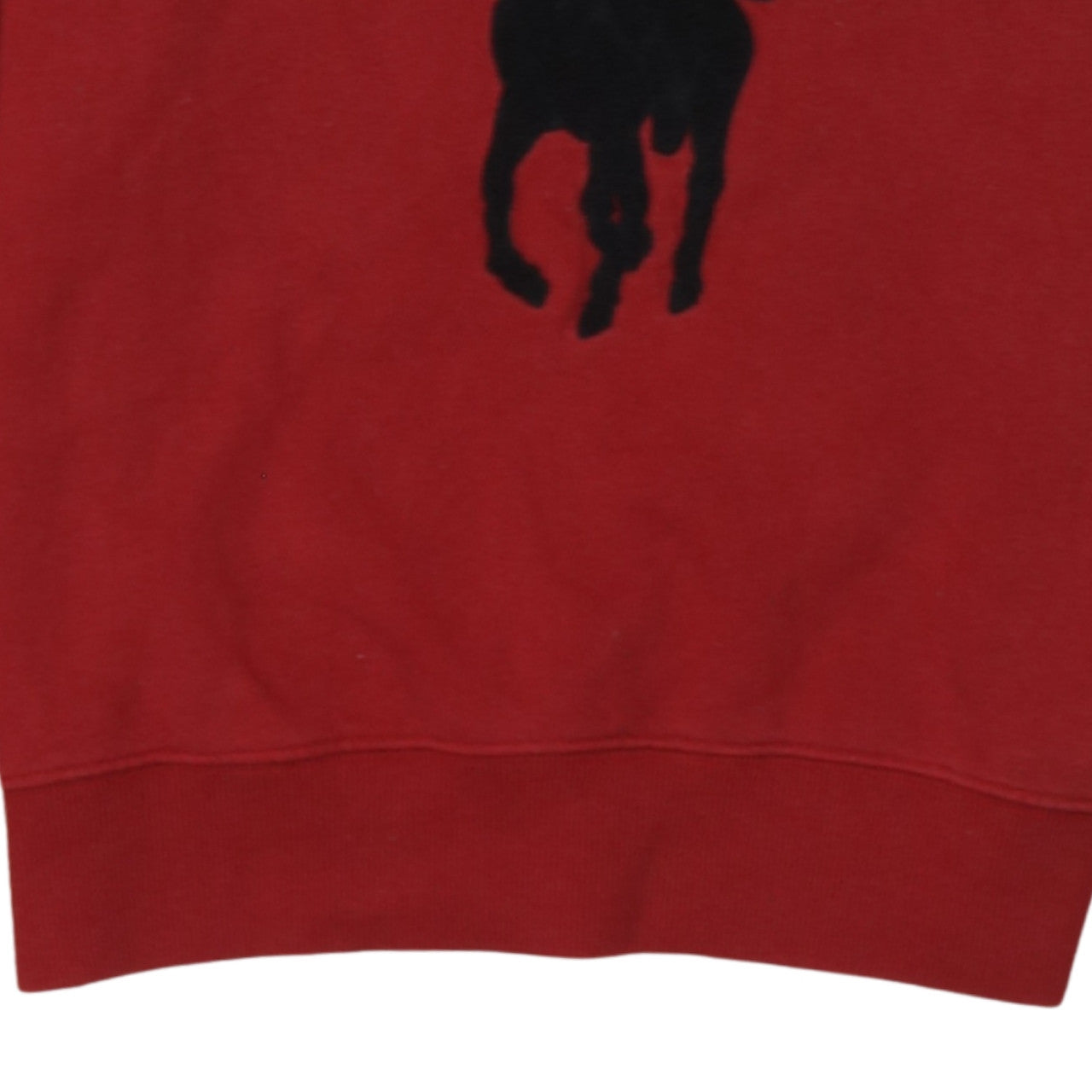 Ralph Lauren Boys Red Pullover Sweatshirt 12-14 Years Crew Neck Graphic Logo