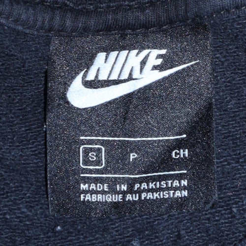 Nike Women Black Small Crew Neck Pullover Sweatshirt
