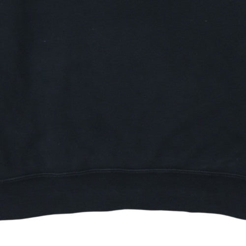 Nike Women Black Small Crew Neck Pullover Sweatshirt