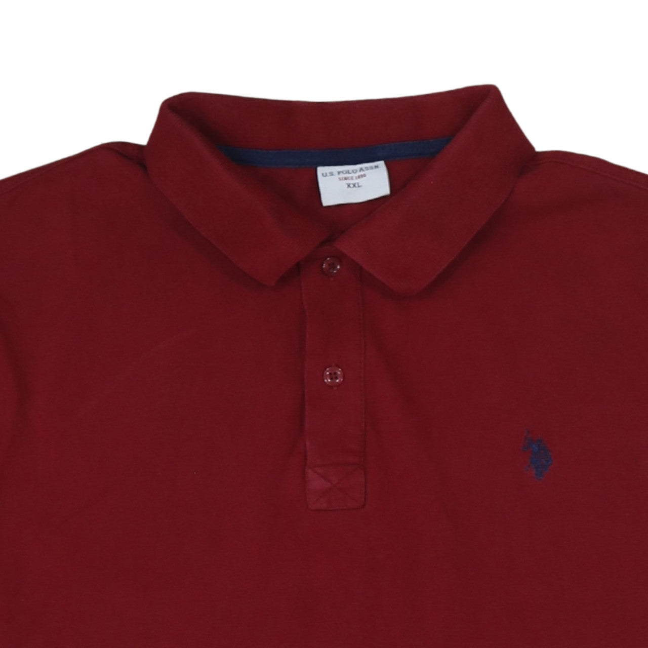 U.S. Polo Assn. Men's Red 2XL Cotton Short Sleeve Polo Shirt