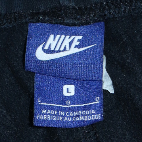 Nike Men's Black L Fleece Sweatpants Joggers Tapered Fit