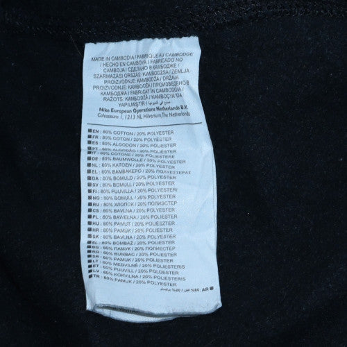 Nike Men's Black L Fleece Sweatpants Joggers Tapered Fit