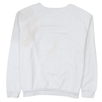 Levi's Women's White Logo Pullover Sweatshirt Size L