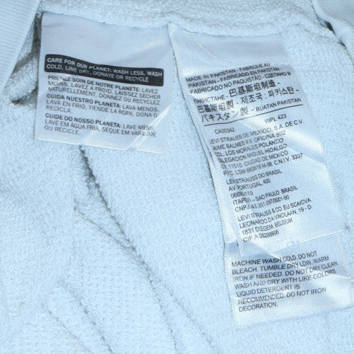 Levi's Women's White Logo Pullover Sweatshirt Size L