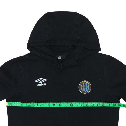 Umbro Mens Black FC Chambly Oise Pullover Hoodie Size M