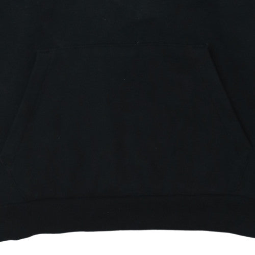 Puma Men's Black Pullover Hoodie L Sports Fleece Logo Sweatshirt