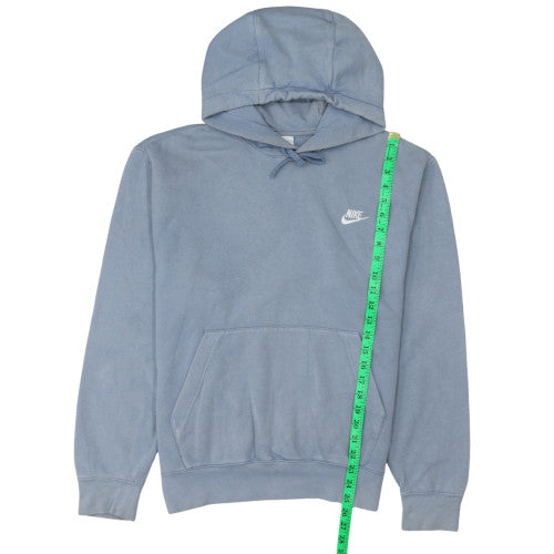 Nike Women's Blue Pullover Hoodie Size M Cotton Blend Sweatshirt