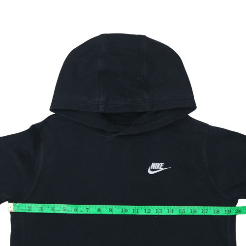 Nike Boys Black Pullover Hoodie XL 158-170cm Standard Fit Fleece Sweatshirt