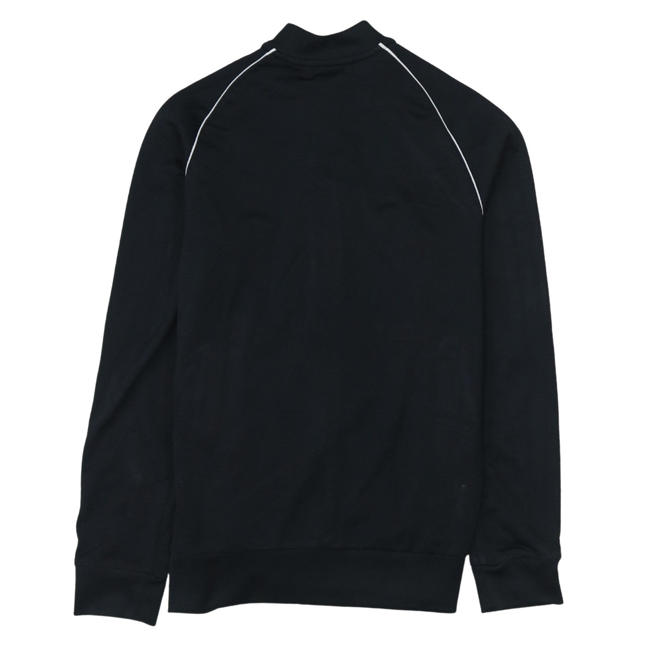 Adidas Boys Black Full Zip Sweatshirt 12-13 Years Classic 3-Stripes Track Top