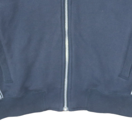 Umbro Men's Blue Full Zip Hoodie L Manchester City Fleece