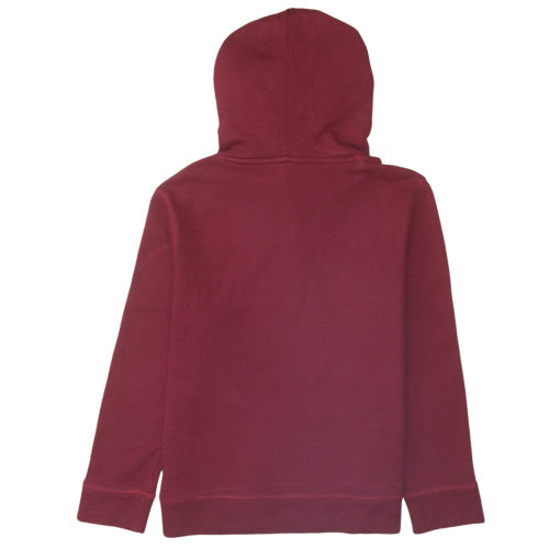 Tommy Hilfiger Men's Red Pullover Hoodie Cotton Medium