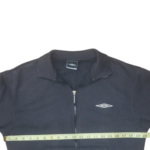 Umbro Men's Black Full Zip Sweatshirt Size L Sports Fleece