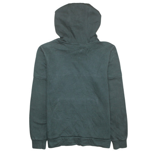 Adidas Boys Green Pullover Hoodie 13-14 Years Fleece Regular Fit