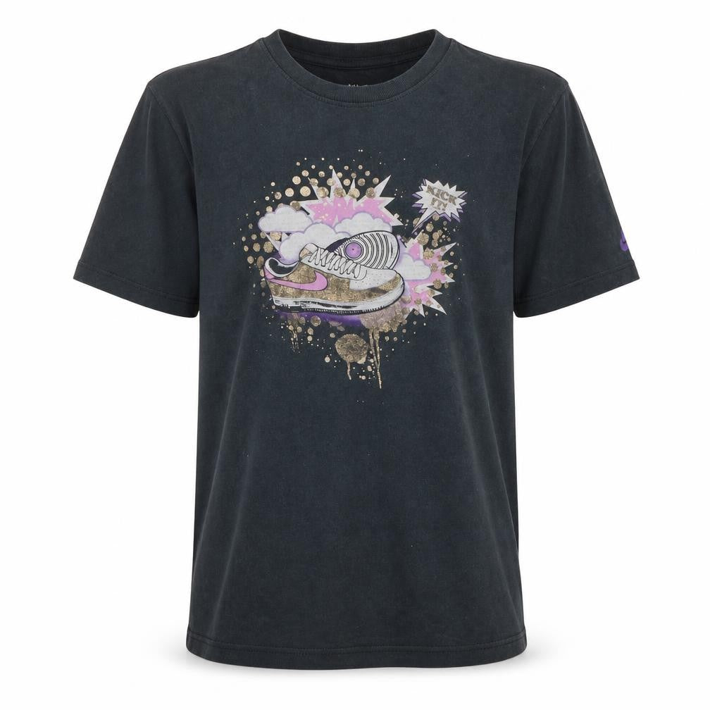 Nike Sportswear Men's Black Graphic Print T-Shirt Size L
