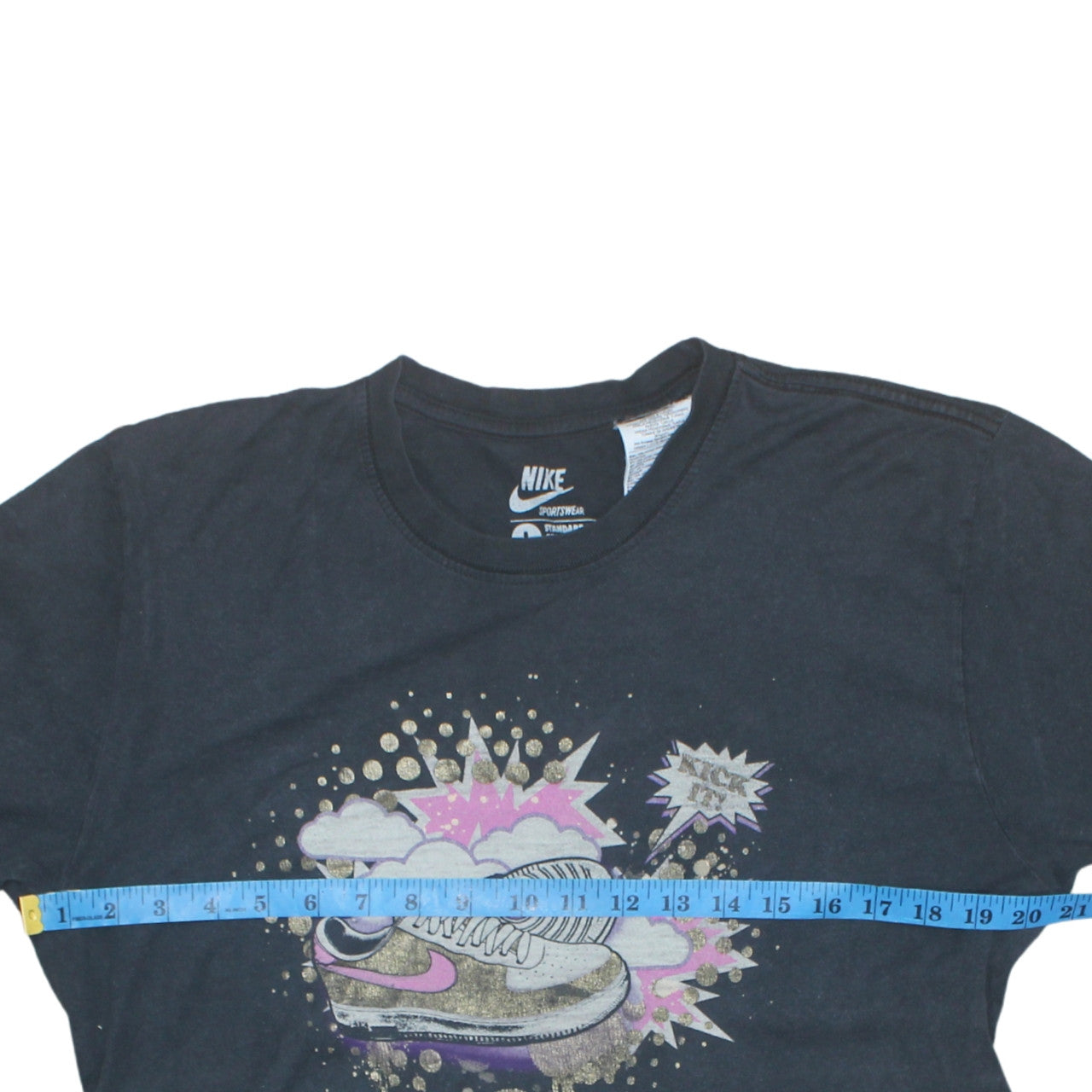 Nike Sportswear Men's Black Graphic Print T-Shirt Size L