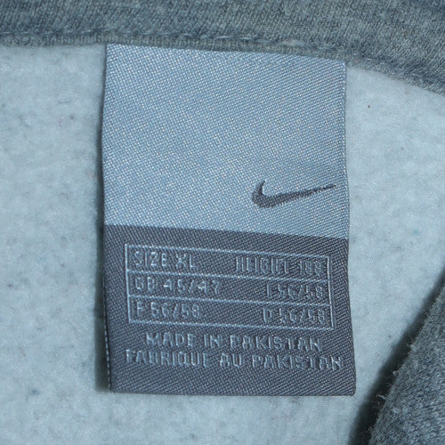 Nike Mens Grey XL Pullover Fleece Hoodie Sweatshirt