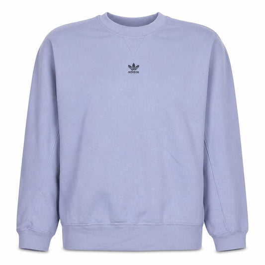 Adidas Women’s Lilac Crew Neck Sweatshirt UK 8 Cotton Logo Jumper