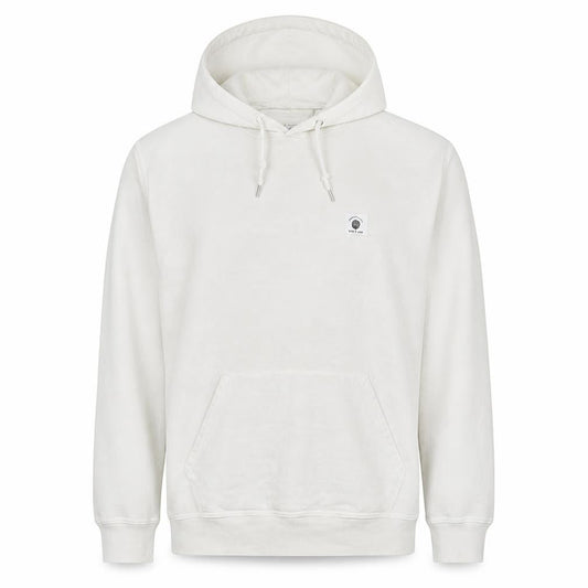 Quiksilver Men's White Pullover Hoodie L Cotton Logo