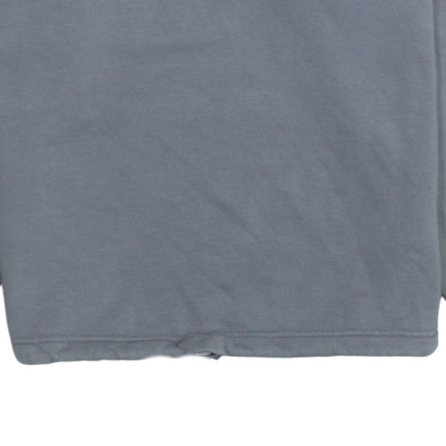 Adidas Womens Grey 1/4 Zip Pullover Sweatshirt Size 8
