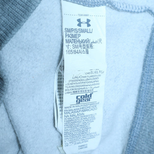 Under Armour Men's Grey Full Zip Hoodie Size S Fleece Sportswear
