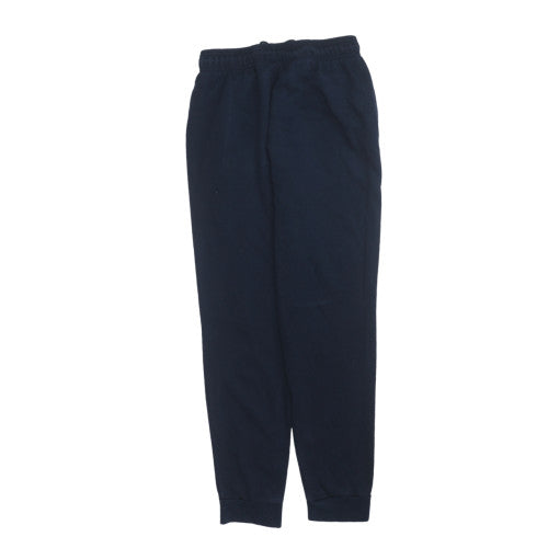 Adidas Men Black Jogger Sweatpants S Elastic Waist Fleece Lined